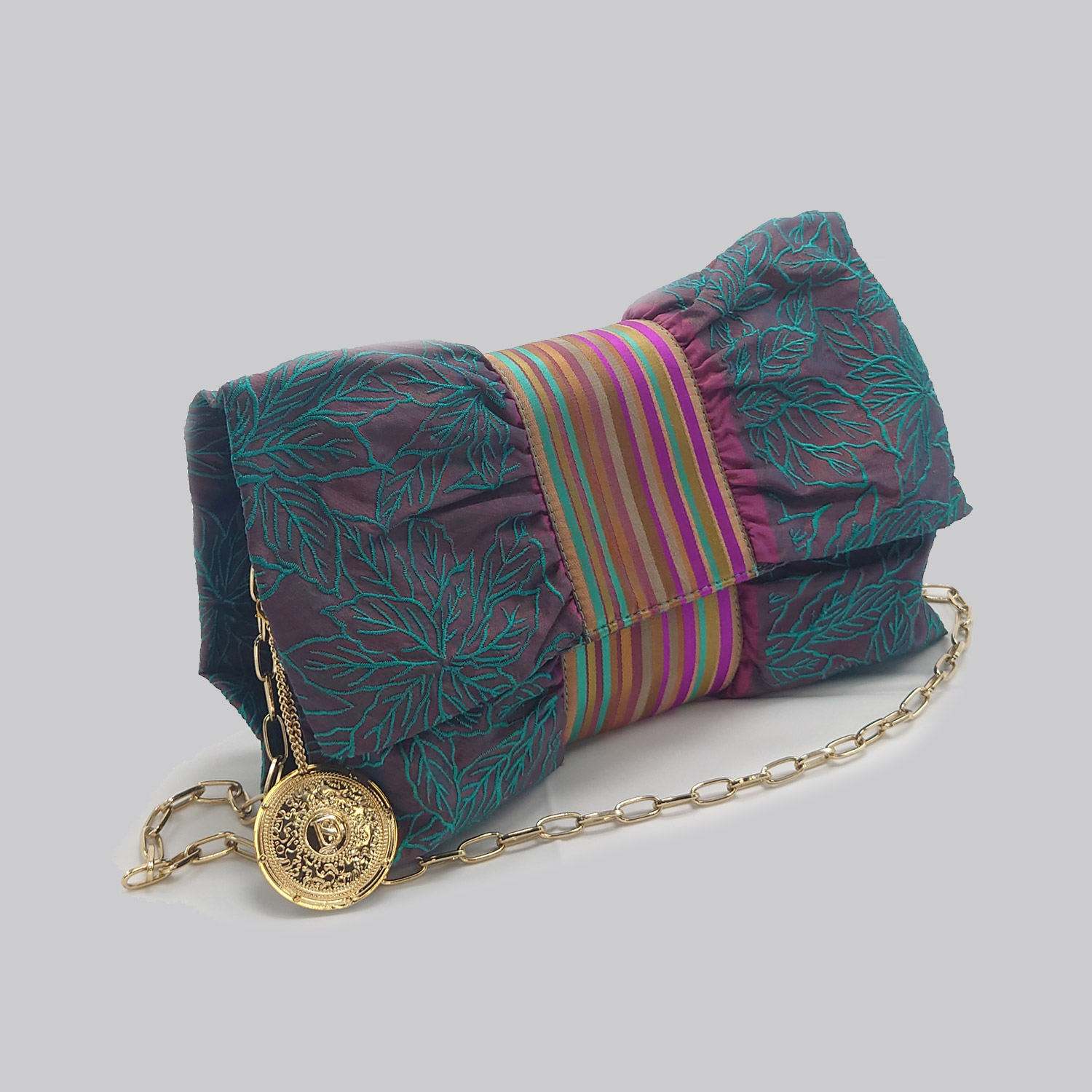 Borsa in cotone e seta - immagine 2